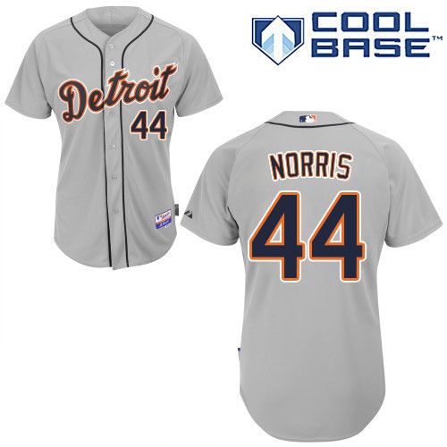 Tigers #44 Daniel Norris Grey Cool Base Stitched MLB Jersey - Click Image to Close